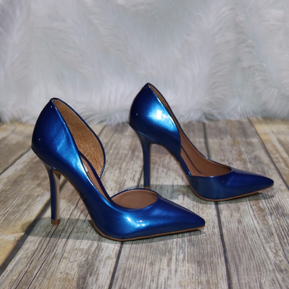 sapphire blue heels
